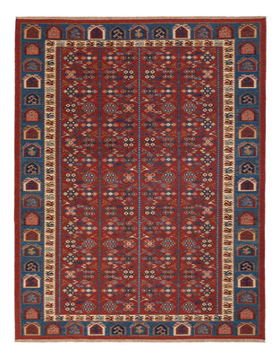 Kelim Rug - Oriental - Soumak - 228 x 175 cm - rust