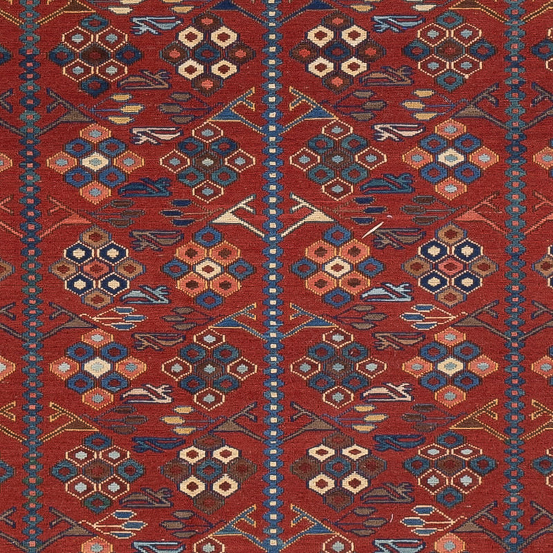 Kelim Rug - Oriental - Soumak - 228 x 175 cm - rust