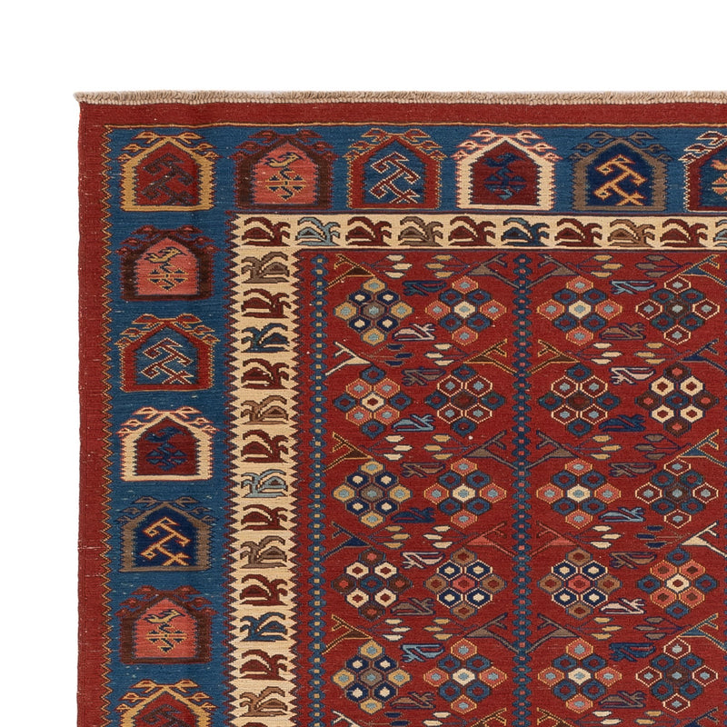 Kelim Rug - Oriental - Soumak - 229 x 175 cm - rust