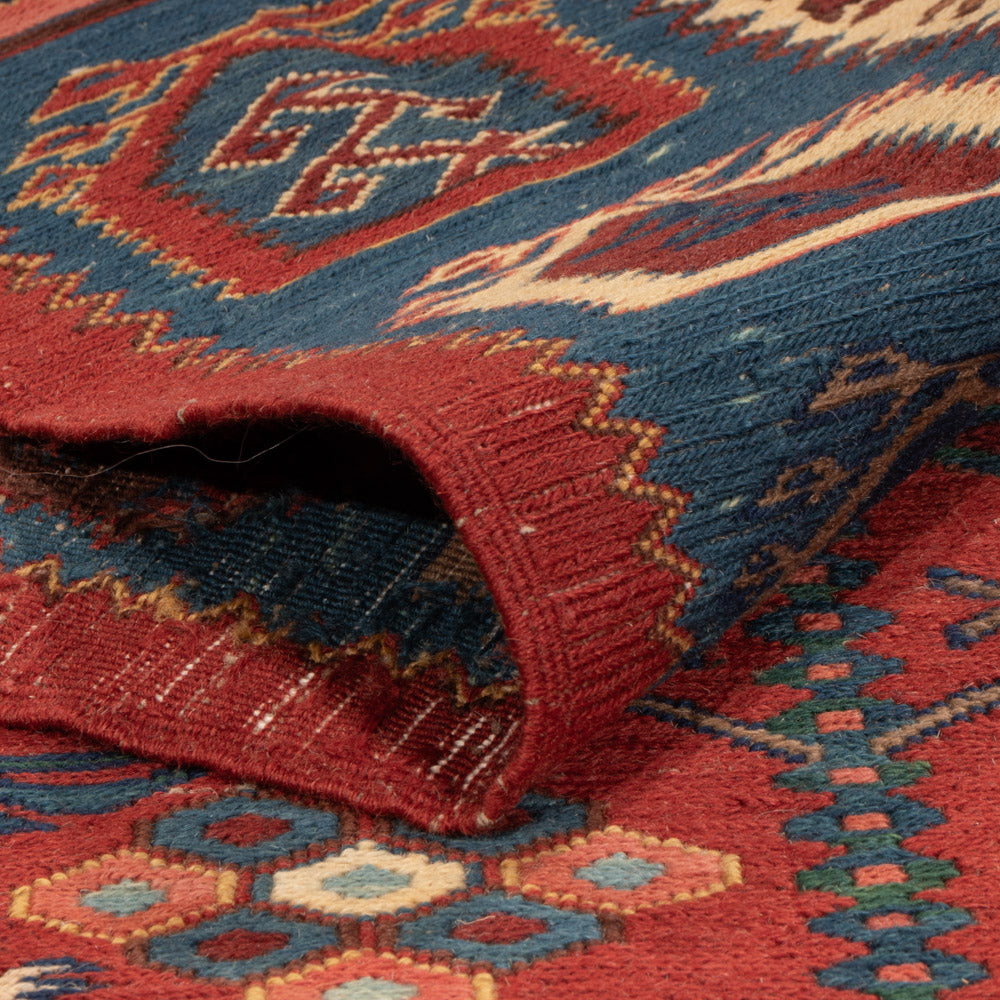 Kelim Rug - Oriental - Soumak - 229 x 175 cm - rust