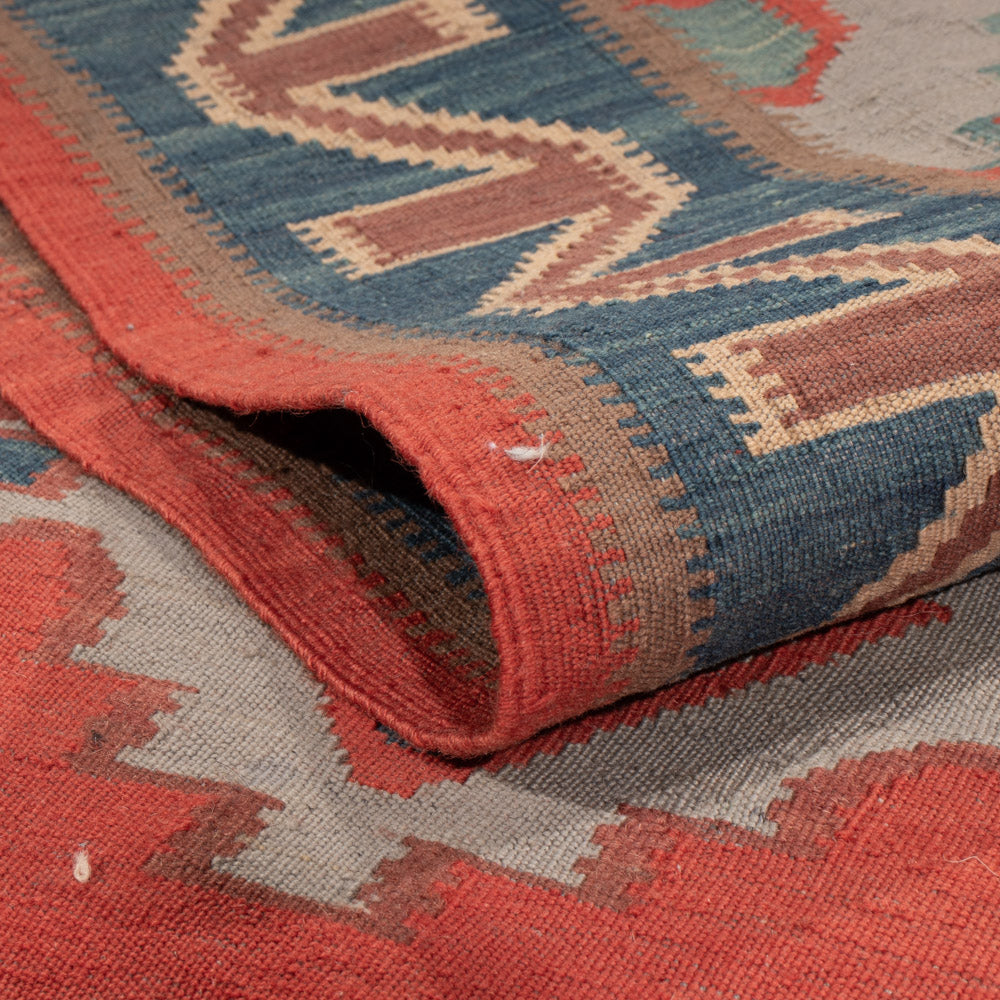 Kelim Rug - Oriental - Royal - 253 x 177 cm - red