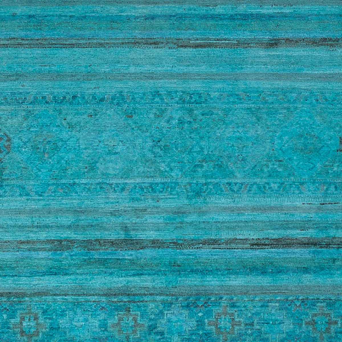 Designer Rug - 294 x 248 cm - turquoise