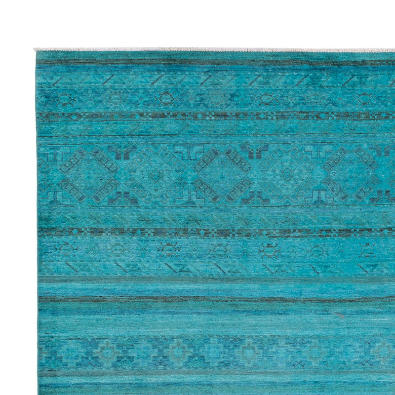 Designer Rug - 294 x 248 cm - turquoise