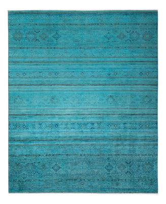 Designer Rug - 300 x 247 cm - turquoise