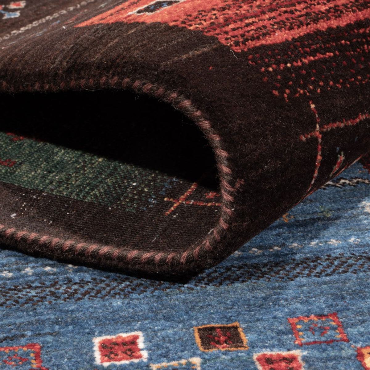 Gabbeh Rug - Loribaft Indus - 304 x 257 cm - multicolored