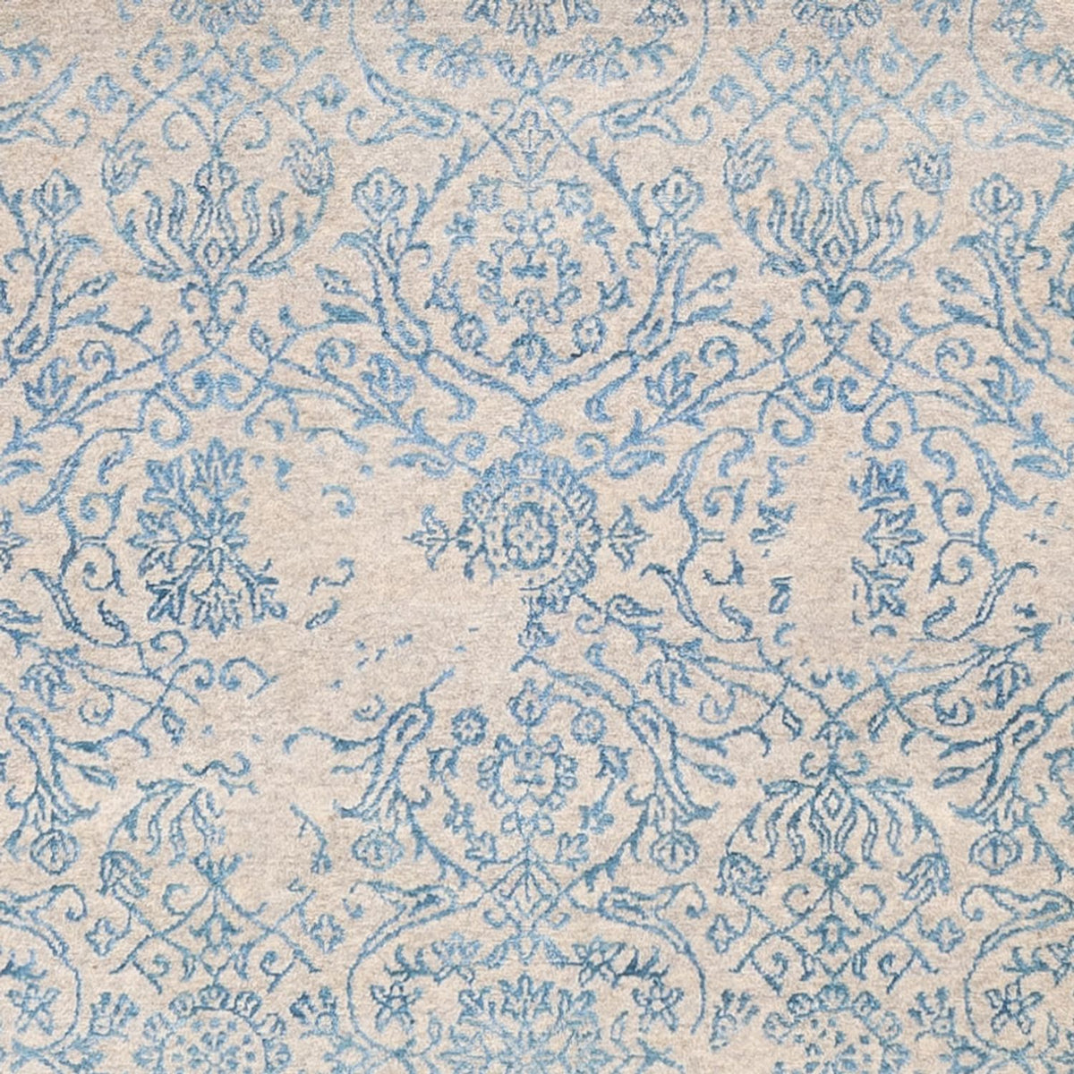 Designer Rug - 289 x 241 cm - light blue