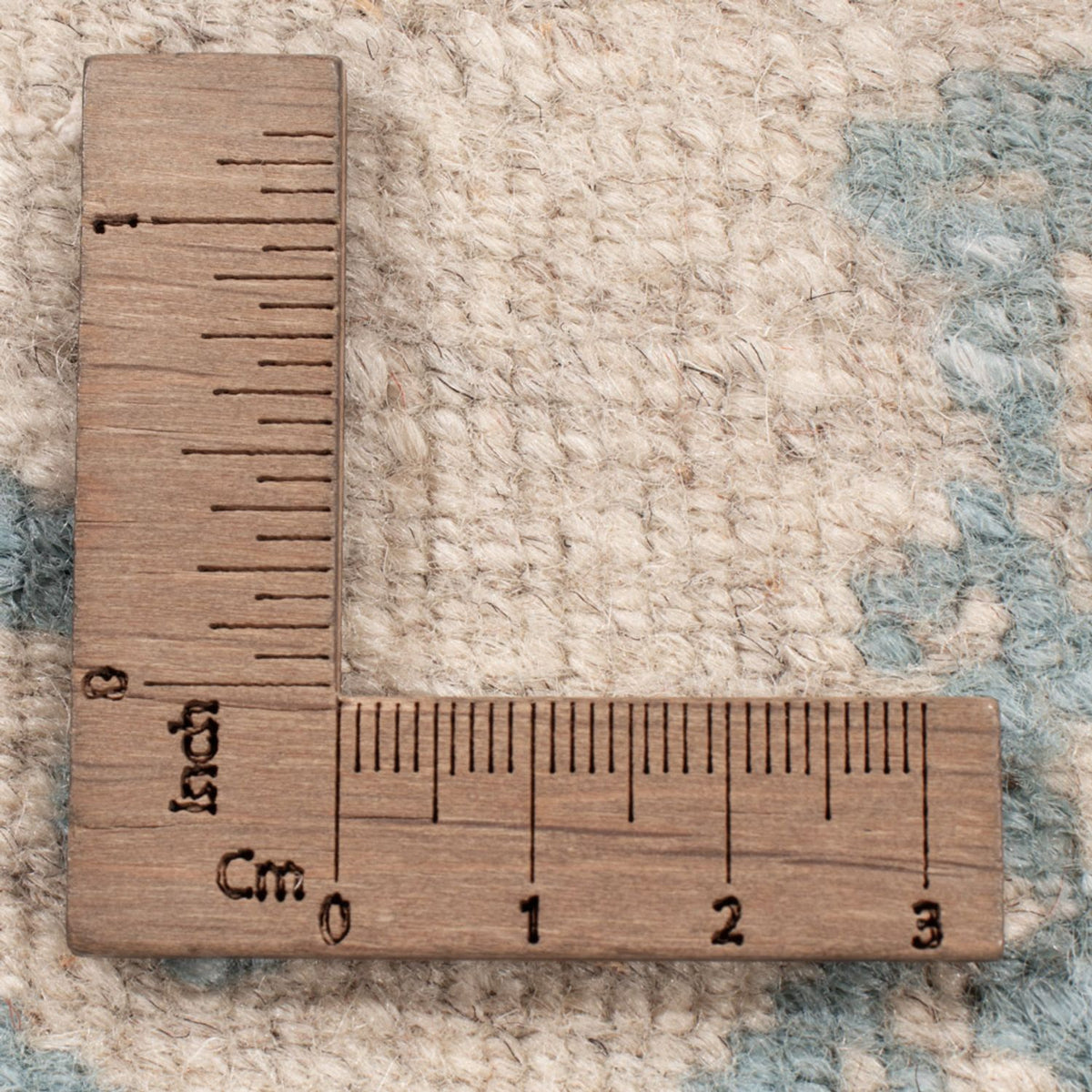 Designer Rug - 289 x 241 cm - light blue