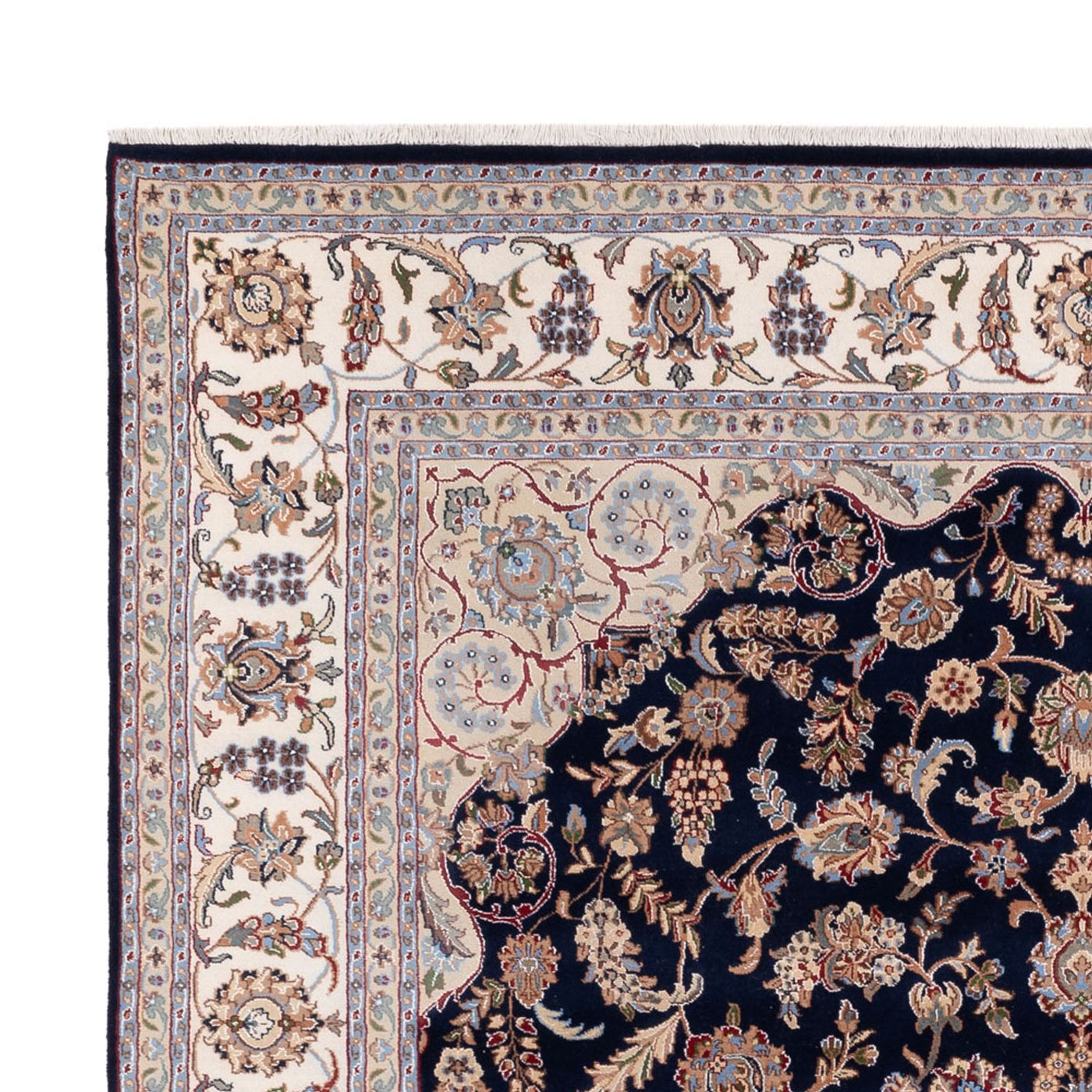 Oriental Rug - Nain - Indus - 309 x 251 cm - dark blue