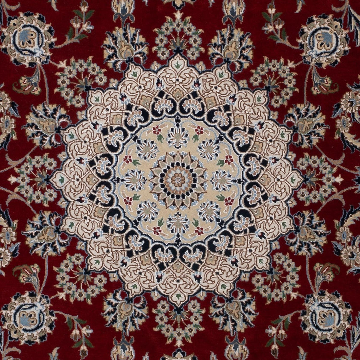 Oriental Rug - Nain - Indus - 303 x 200 cm - dark red