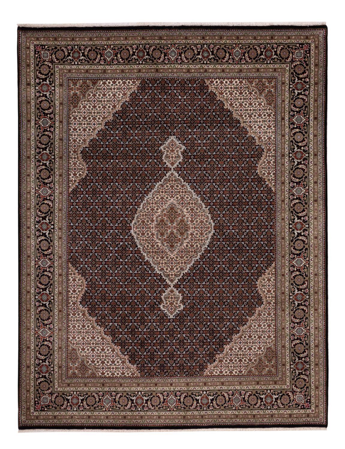 Oriental Rug - Tabriz - 259 x 203 cm - dark beige