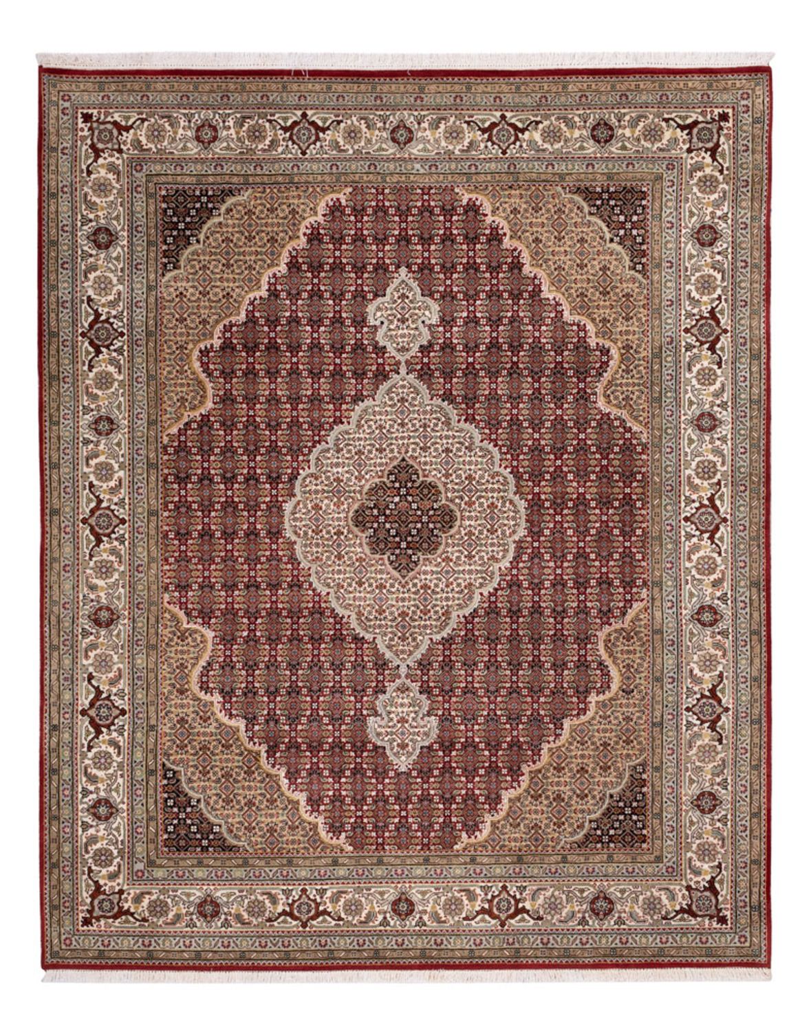 Oriental Rug - Tabriz - 255 x 198 cm - dark beige