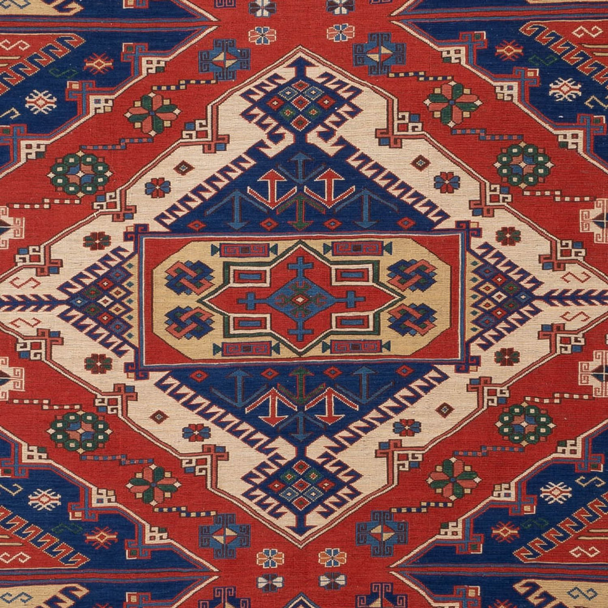 Kelim Rug - Oriental - Soumak - 320 x 212 cm - red