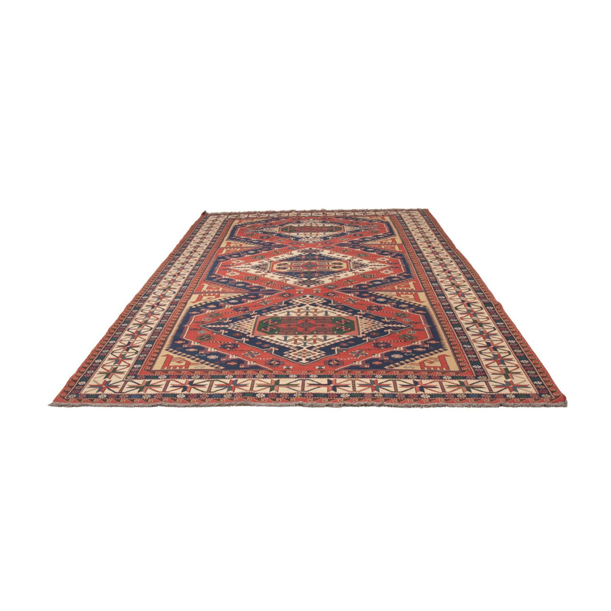 Kelim Rug - Oriental - Soumak - 320 x 212 cm - red