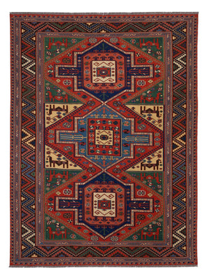 Kelim Rug - Oriental - Soumak - 276 x 205 cm - red