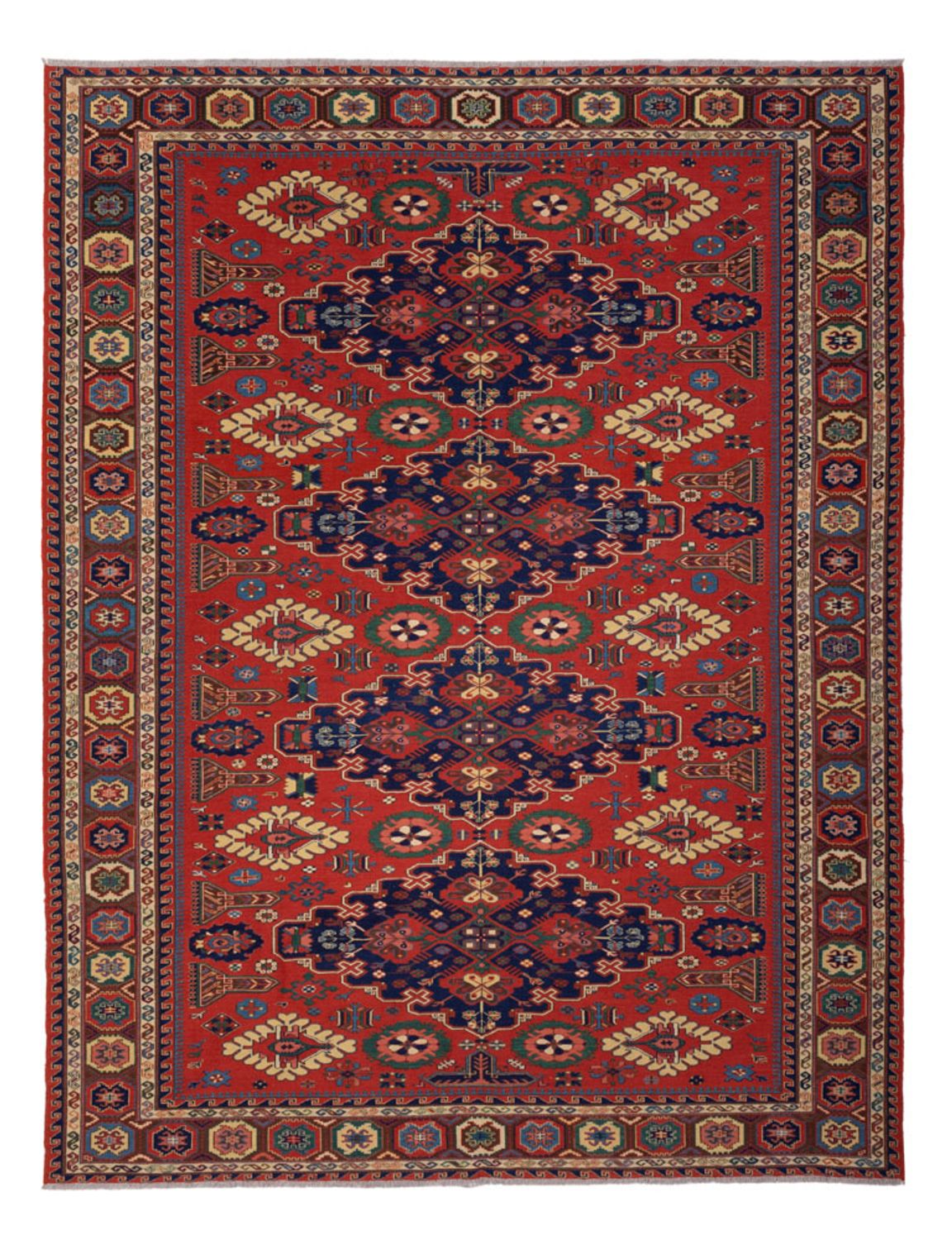 Kelim Rug - Oriental - Soumak - 318 x 241 cm - red