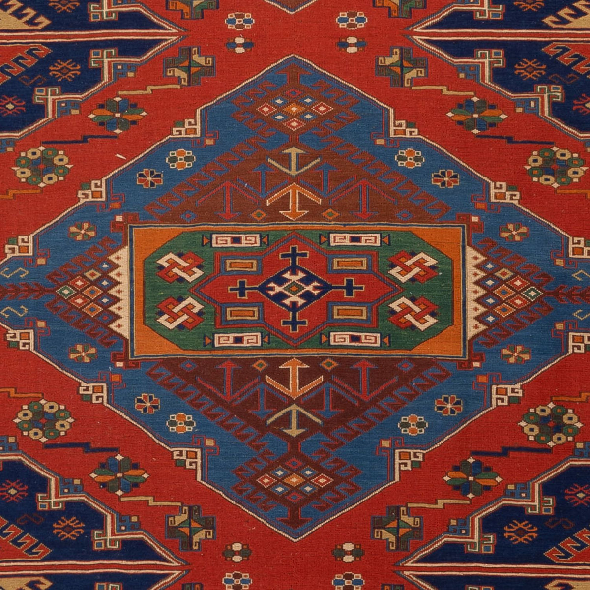 Kelim Rug - Oriental - Soumak - 294 x 204 cm - red