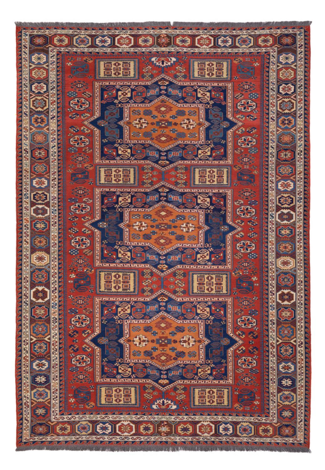 Kelim Rug - Oriental - Soumak - 323 x 236 cm - red