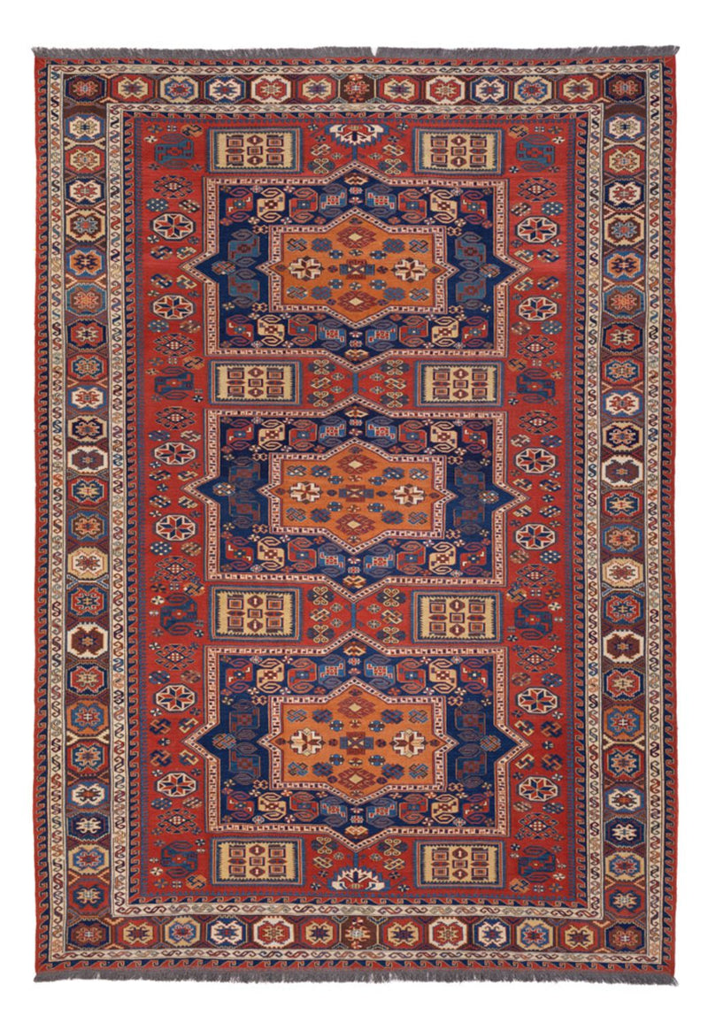 Kelim Rug - Oriental - Soumak - 323 x 236 cm - red