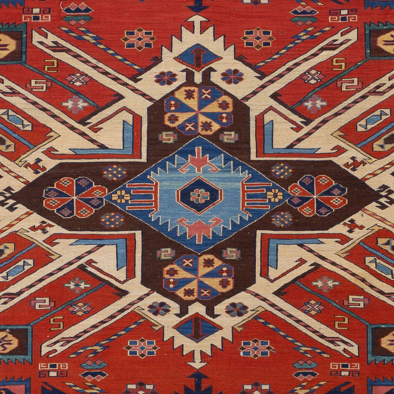 Kelim Rug - Oriental - Soumak - 292 x 218 cm - red