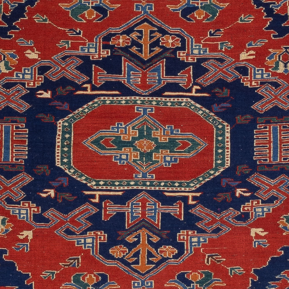 Kelim Rug - Oriental - Soumak - 263 x 178 cm - red