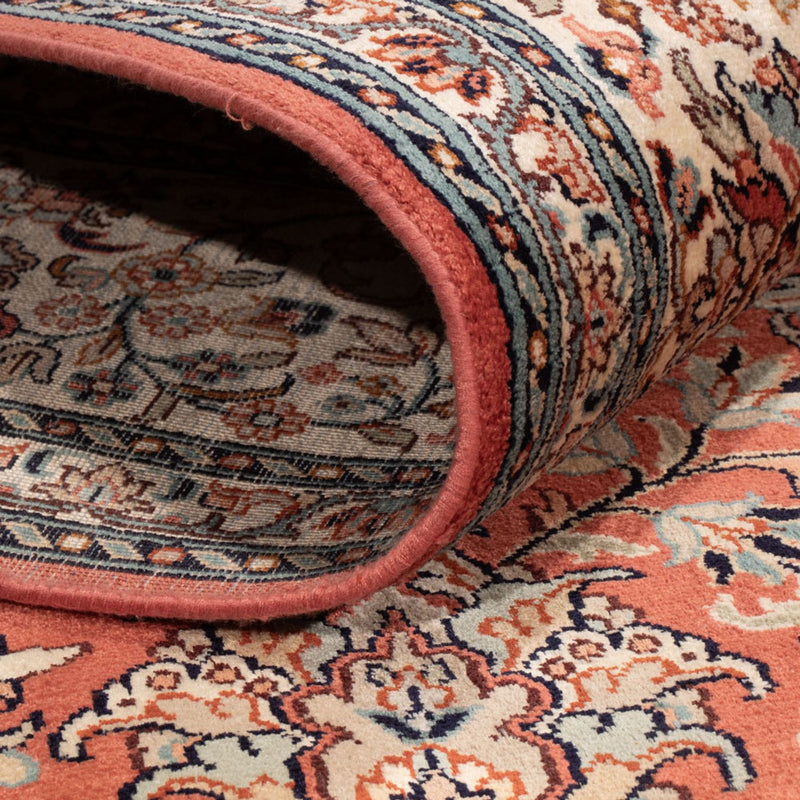 Silk Rug - Kashmir Silk - 268 x 184 cm - light red