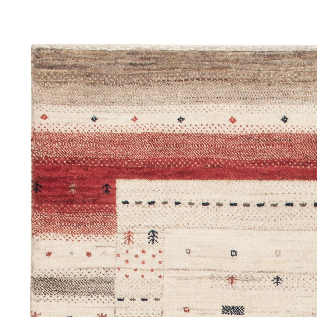 Gabbeh Rug - Loribaft Indus - 155 x 102 cm - beige