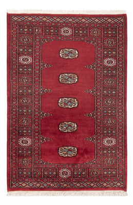 Pakistani Rug - 132 x 89 cm - red