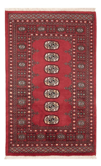 Pakistani Rug - 150 x 93 cm - red