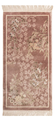 Silk Rug - Chinese Silk - 123 x 62 cm - beige
