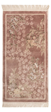 Silk Rug - Chinese Silk - 123 x 62 cm - beige