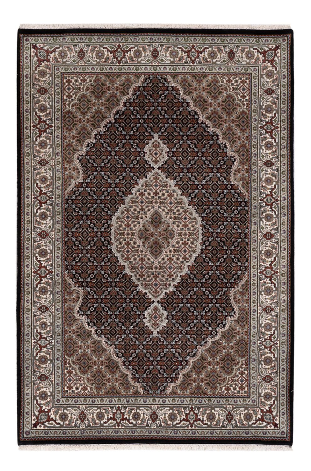 Oriental Rug - Tabriz - 187 x 124 cm - dark beige