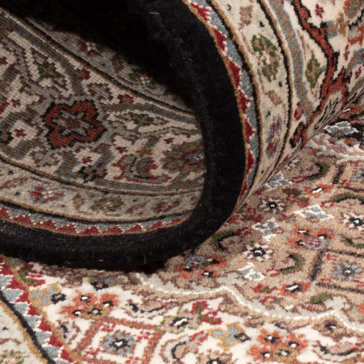 Oriental Rug - Tabriz - 187 x 124 cm - dark beige