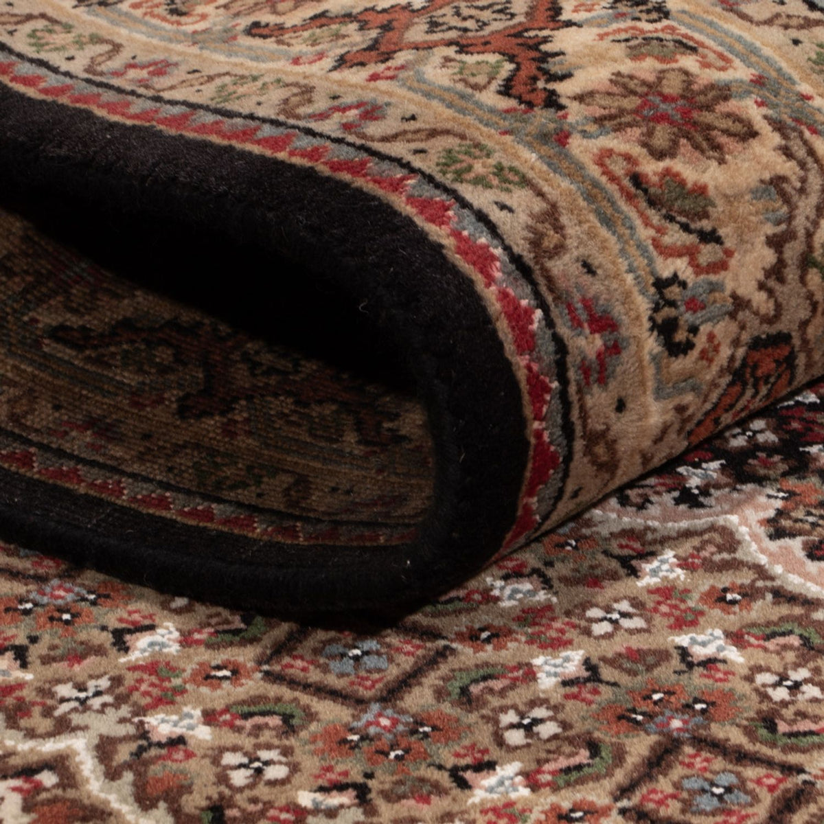 Oriental Rug - Tabriz - 184 x 127 cm - dark beige