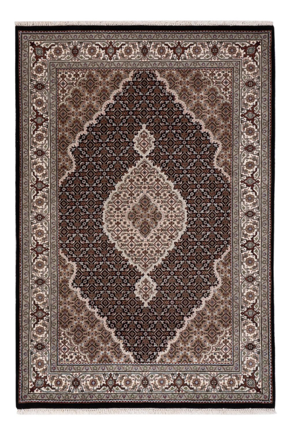 Oriental Rug - Tabriz - 184 x 124 cm - dark beige