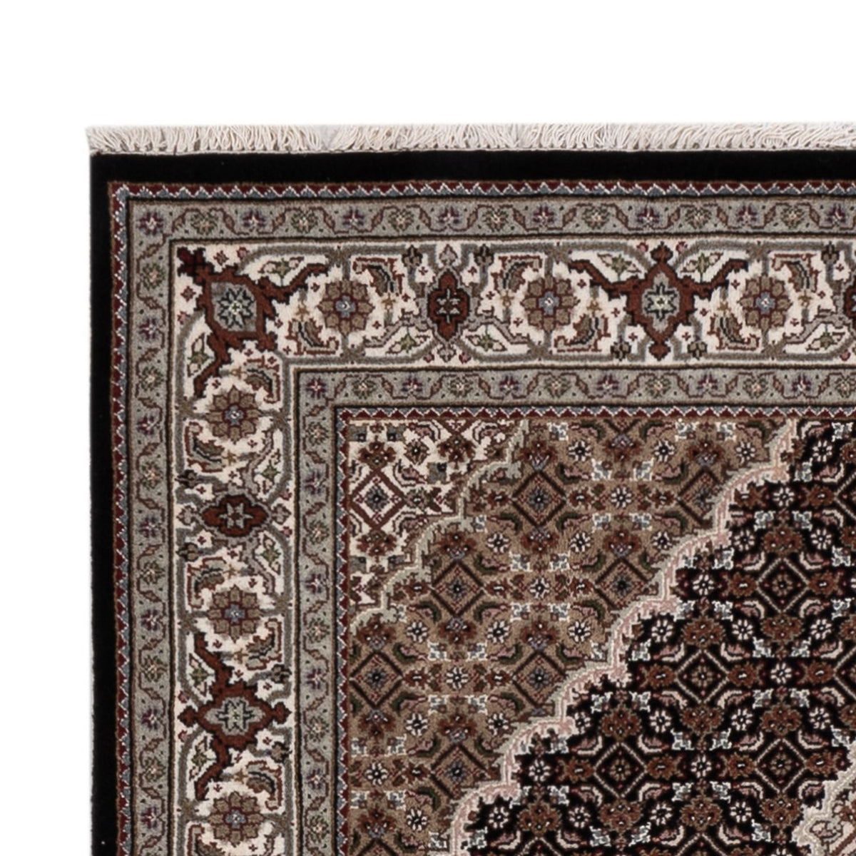Oriental Rug - Tabriz - 184 x 124 cm - dark beige