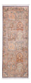 Runner Silk Rug - Kashmir Silk - 236 x 80 cm - dark beige