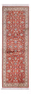 Runner Silk Rug - Kashmir Silk - 241 x 76 cm - red