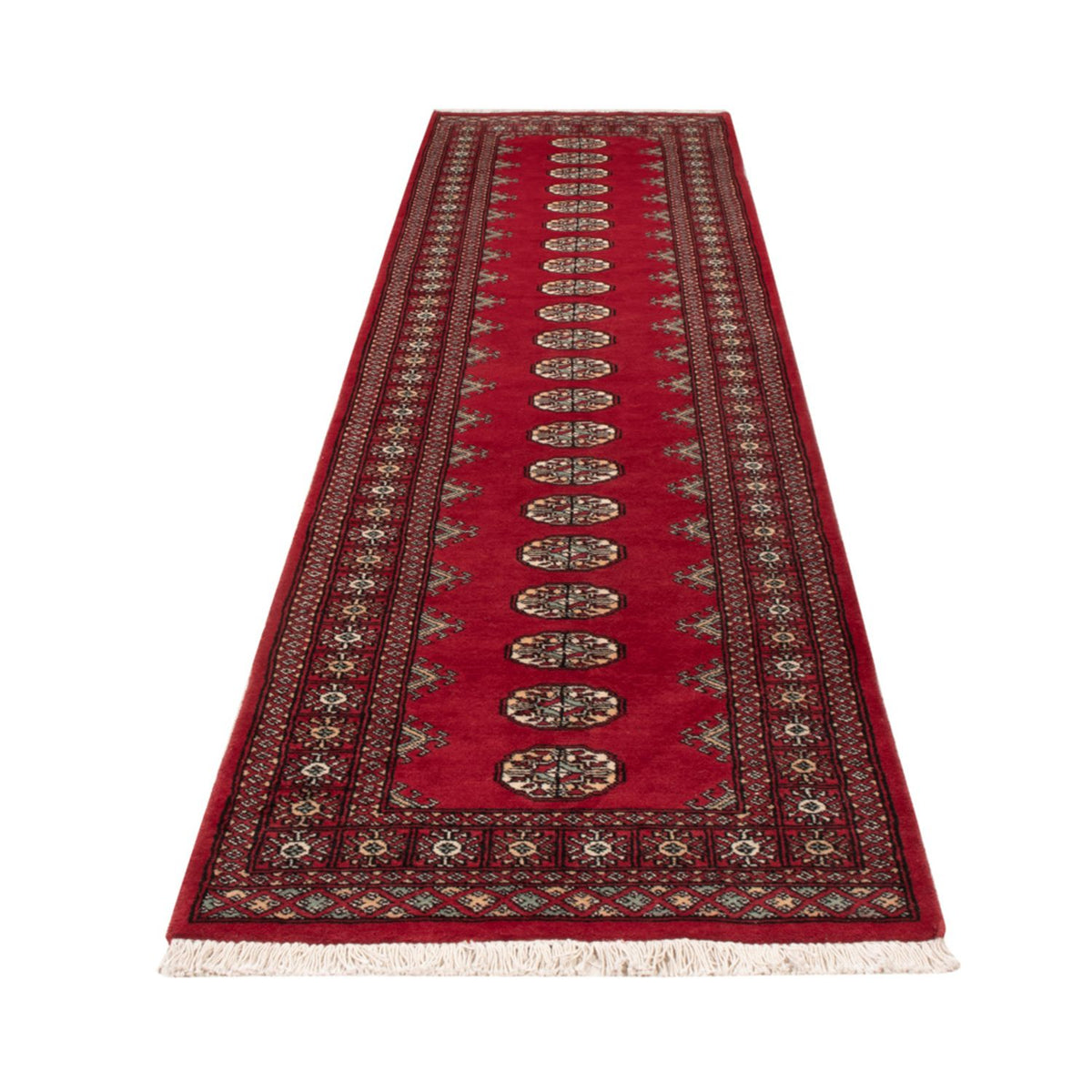 Runner Pakistani Rug - 307 x 77 cm - red