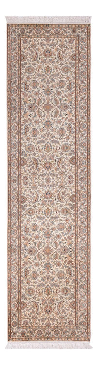 Runner Silk Rug - Kashmir Silk - 307 x 77 cm - beige
