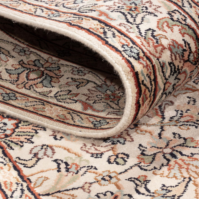 Runner Silk Rug - Kashmir Silk - 307 x 77 cm - beige