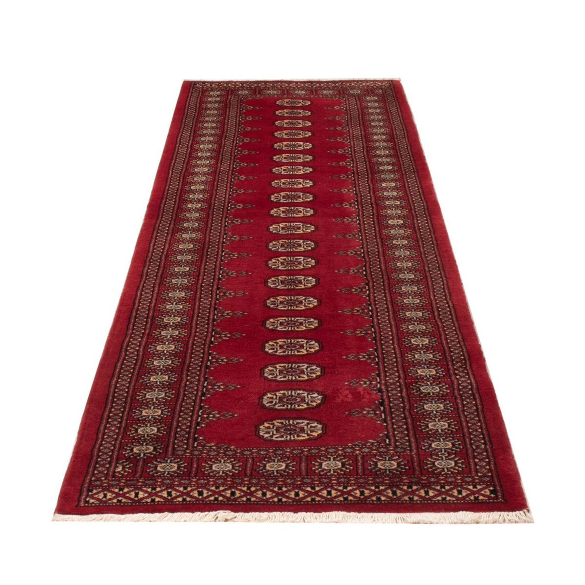 Runner Pakistani Rug - 286 x 79 cm - red