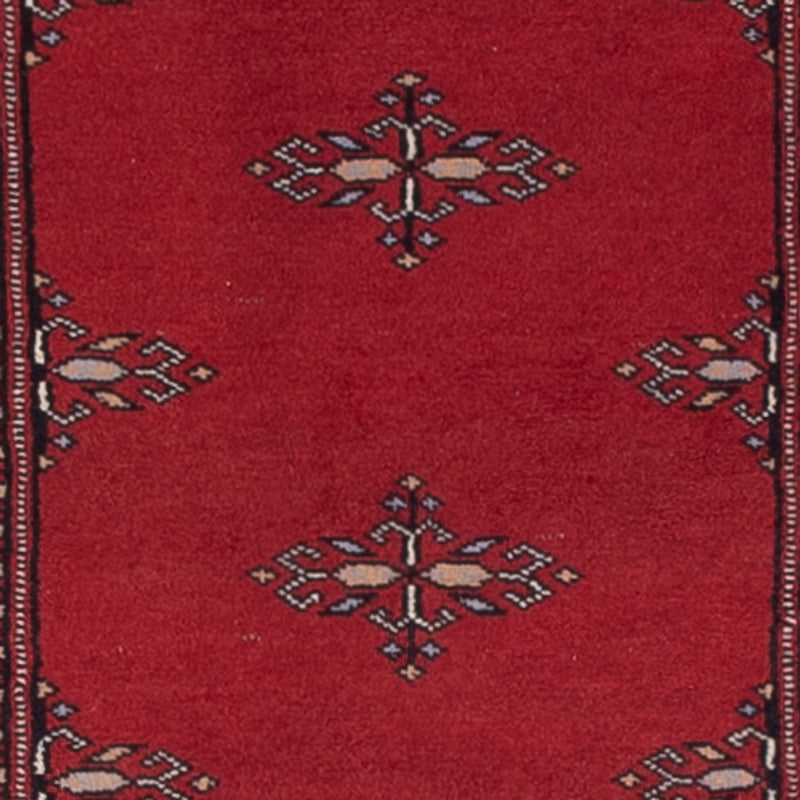 Runner Pakistani Rug - 303 x 79 cm - red