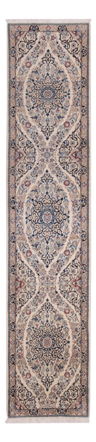 Runner Perser Rug - Nain - 293 x 60 cm - dark beige