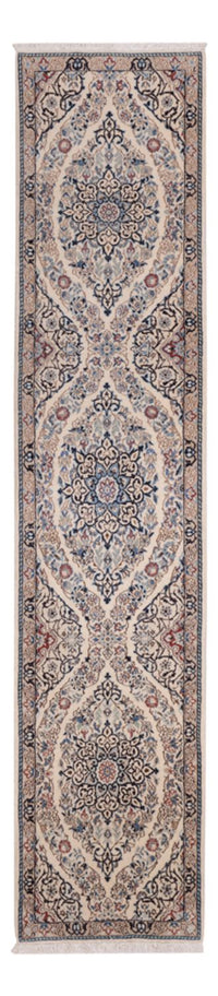 Runner Perser Rug - Nain - 293 x 60 cm - dark beige