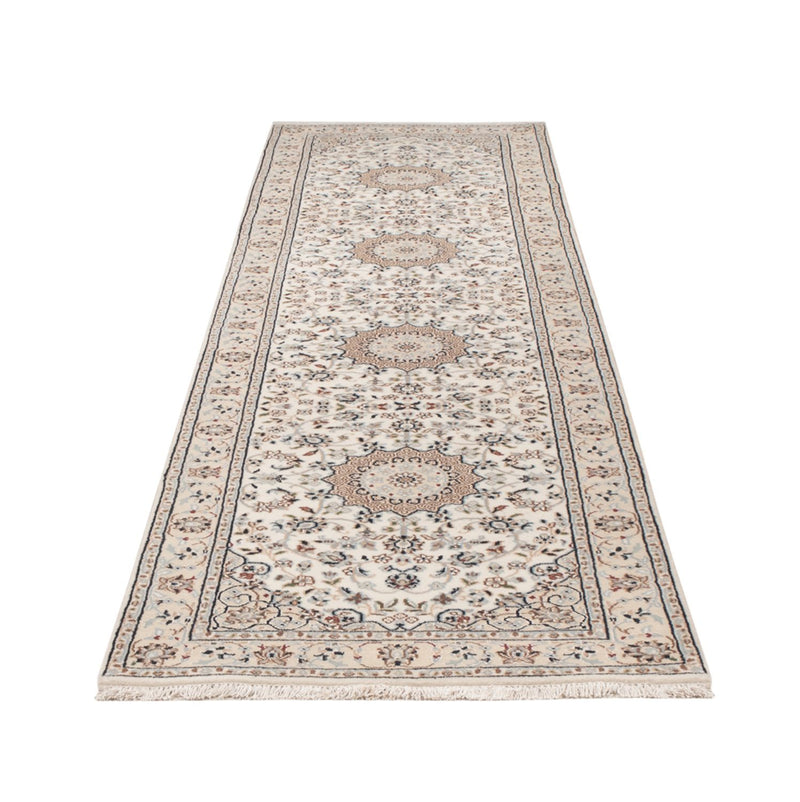 Runner Oriental Rug - Nain - Indus - 307 x 80 cm - beige