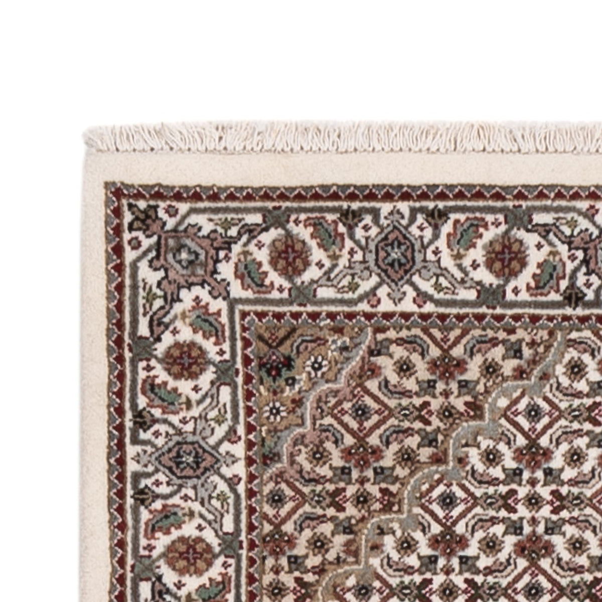 Runner Oriental Rug - Tabriz - 315 x 84 cm - dark beige