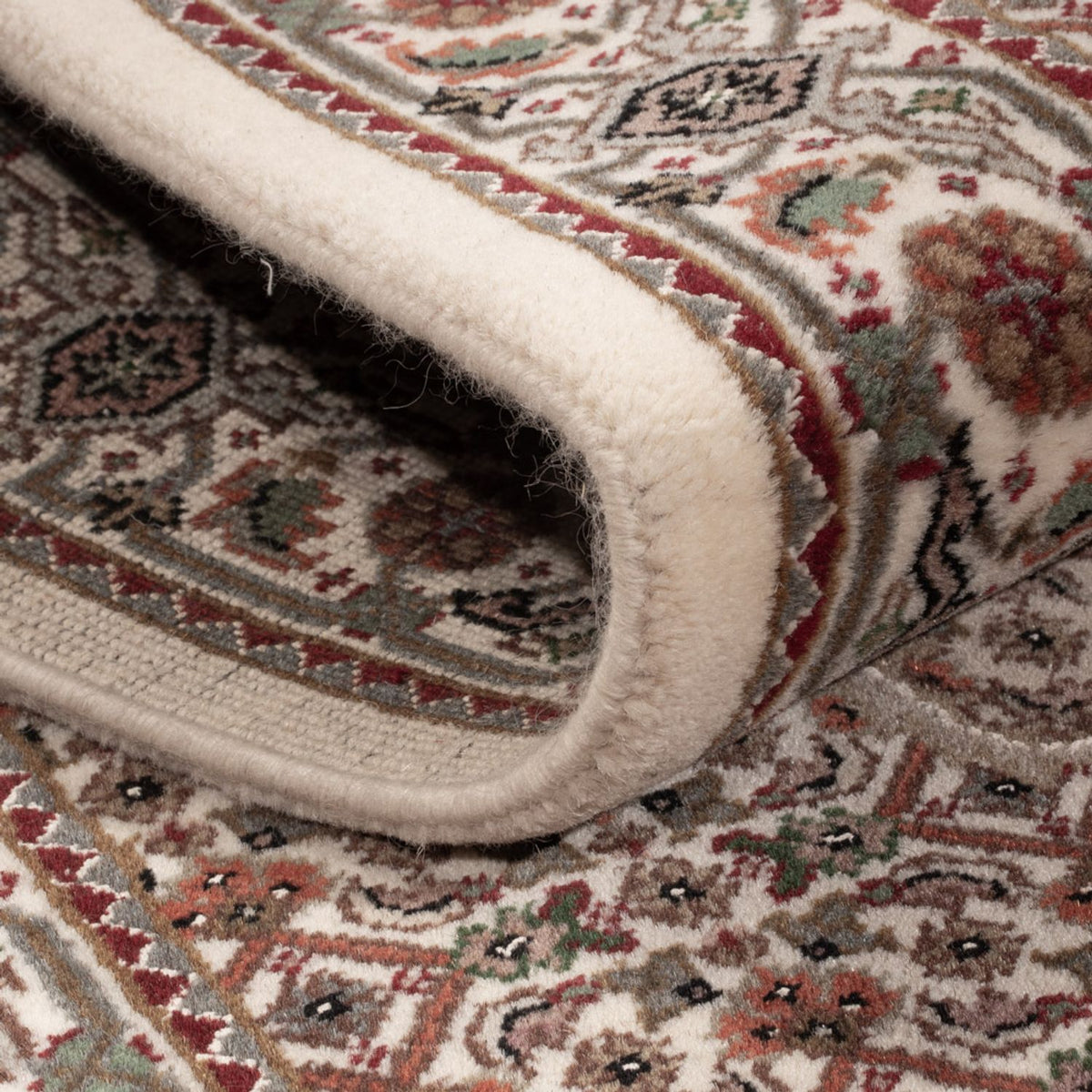 Runner Oriental Rug - Tabriz - 315 x 84 cm - dark beige