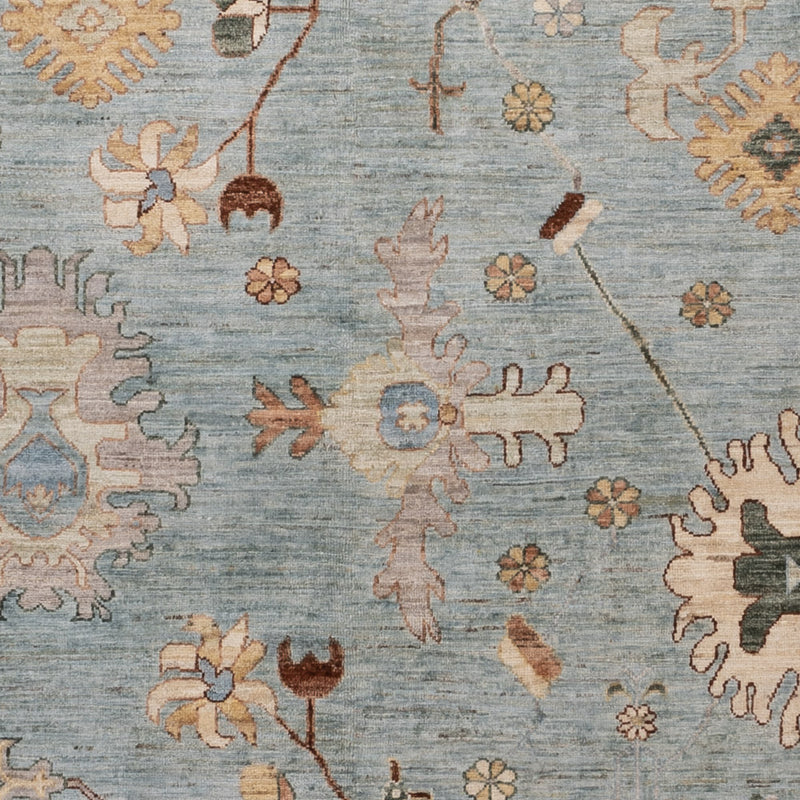 Ziegler Rug - Usak - 296 x 200 cm - light blue