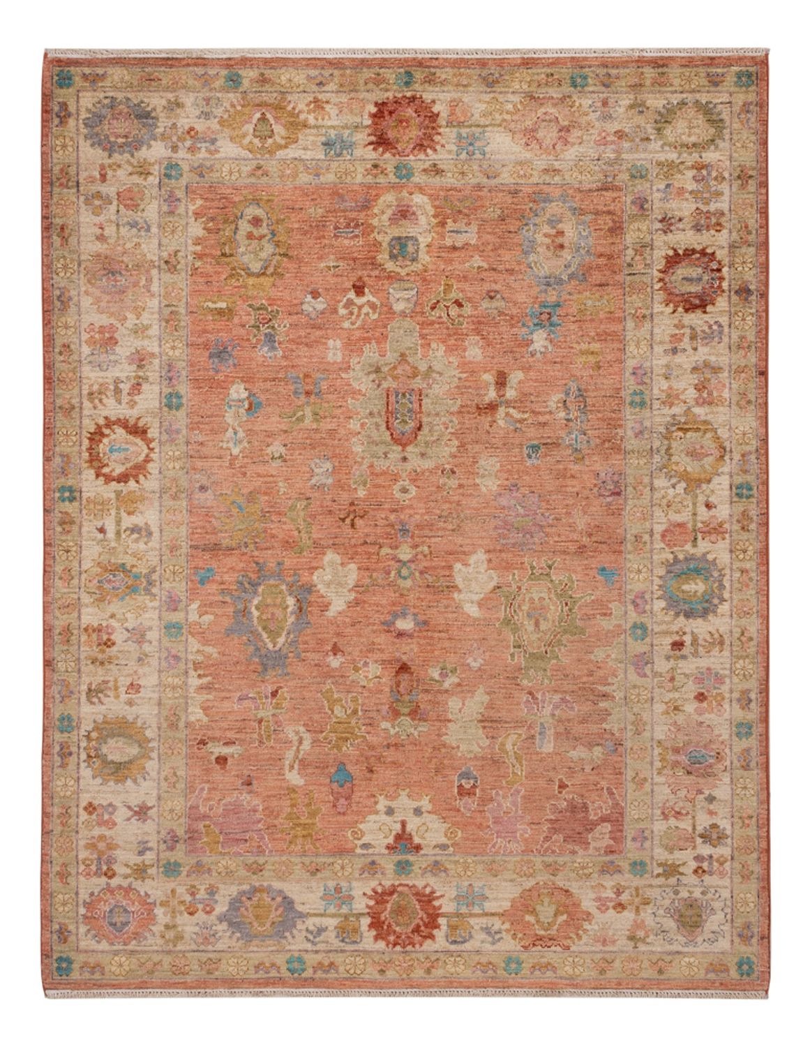 Ziegler Rug - Usak - 194 x 152 cm - orange