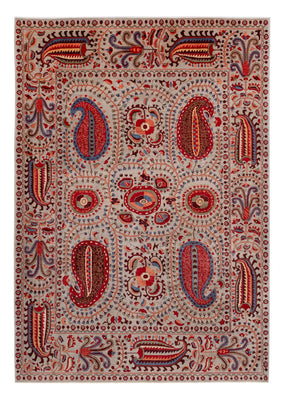 Designer Rug - 380 x 271 cm - red